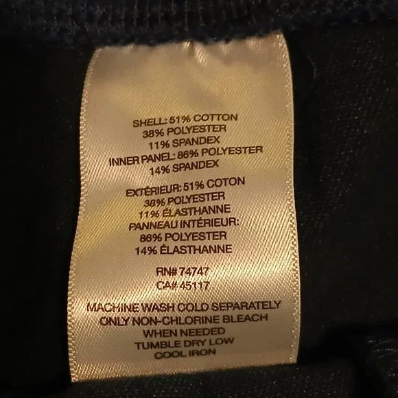 NWT Natural Reflection Women's Medium Utility Leggings in Blue (0381J3) - Picture 8 of 10